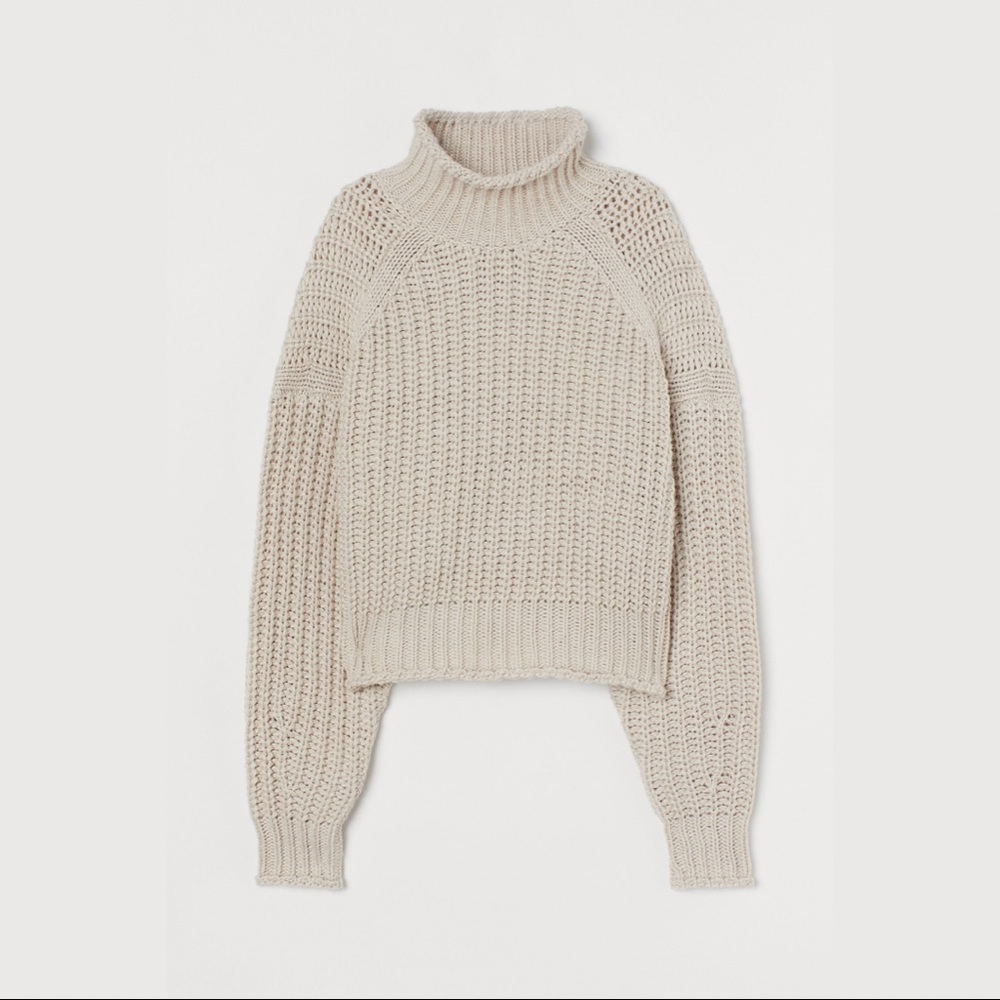 Ribbed Turtleneck Sweater